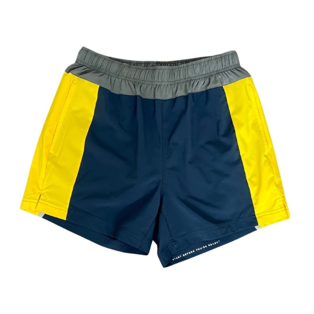4 | FOURLAPS || MEN RUNNING SHORTS || CANARY YELLOW, NAVY BLUE, GREY